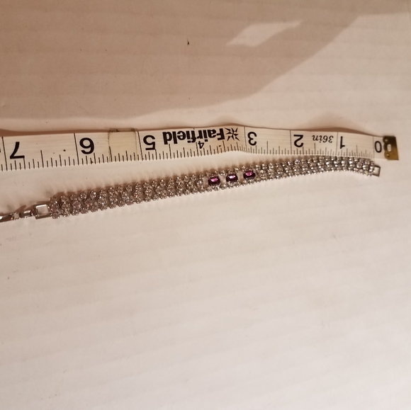 Rhinestone bracelet j379 - Picture 6 of 7